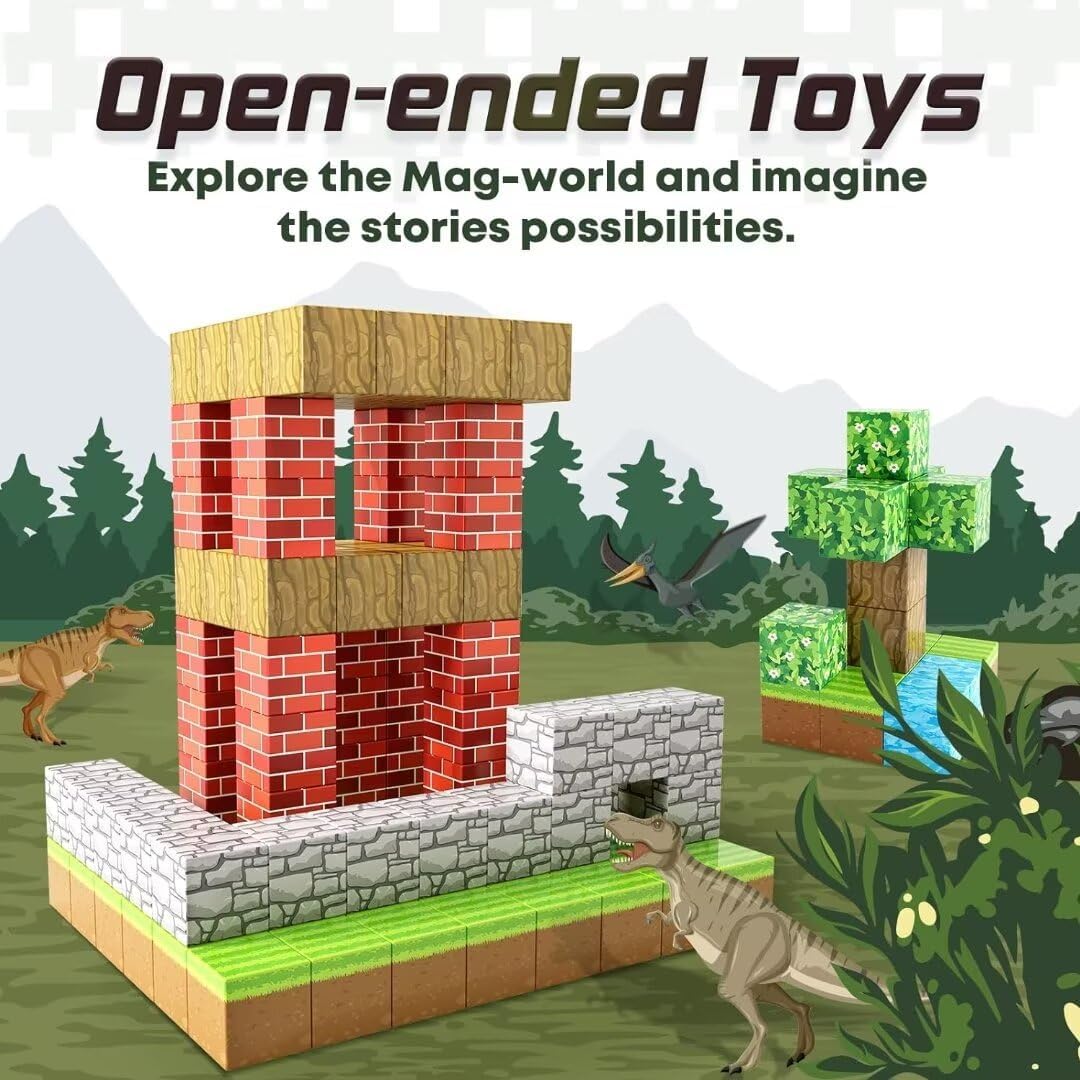 2026 Magnetic Building Blocks™ | 144-Piece STEM Construction Set