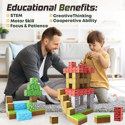 2026 Magnetic Building Blocks™ | 144-Piece STEM Construction Set