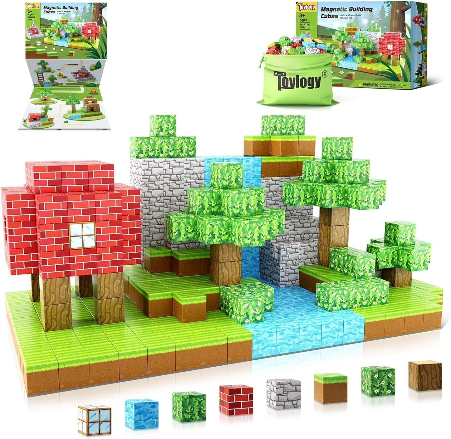 2026 Magnetic Building Blocks™ | 144-Piece STEM Construction Set