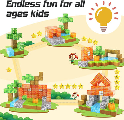 2026 Magnetic Building Blocks™ | 144-Piece STEM Construction Set