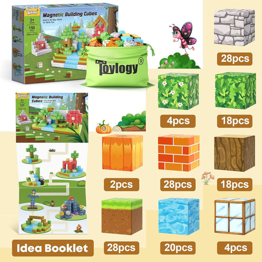 2026 Magnetic Building Blocks™ | 144-Piece STEM Construction Set