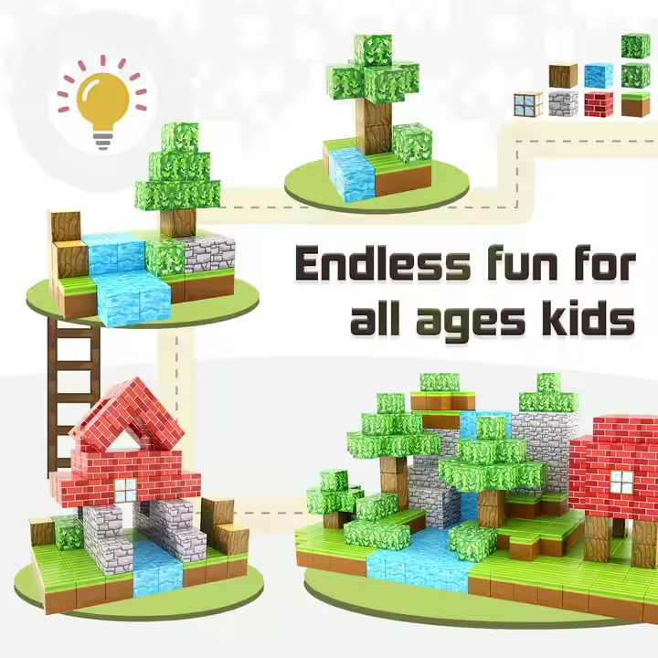 2026 Magnetic Building Blocks™ | 144-Piece STEM Construction Set