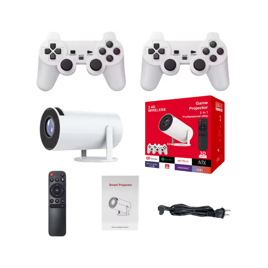2026 GameBox Projector™ | Smart HD Projector with 20,000 Built-in Games