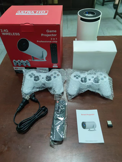 2026 GameBox Projector™ | Smart HD Projector with 20,000 Built-in Games