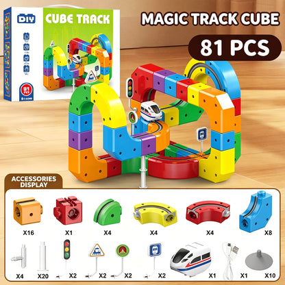 2026 Magnetic Track Car™ | STEM Building Blocks Racing Track Set